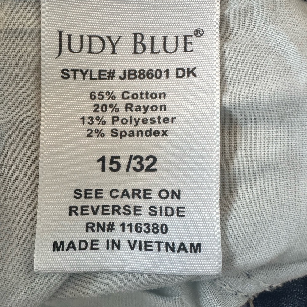 Judy Blue 15/32 Straight fit relaxed denim jeans - Picture 6 of 10